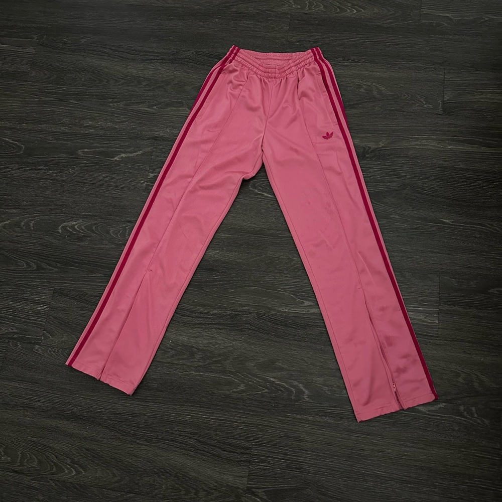 Adidas Pink Sweatpants Relaxed Fit Joggers